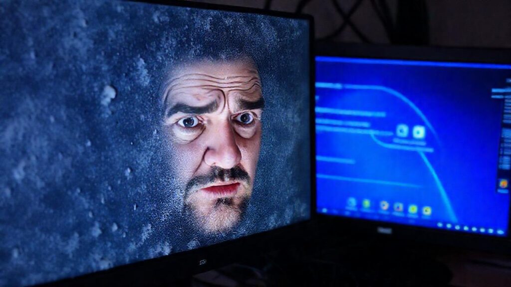 El hombre resolvió el error del ordenador