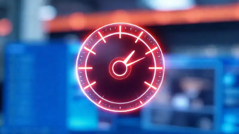 Interfaz tecnológica futurista y luminosa