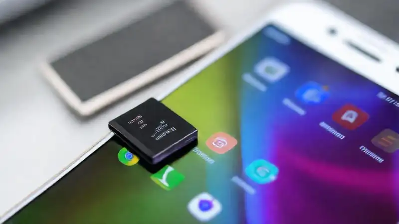 Un teléfono Android ofrece almacenamiento digital vibrante