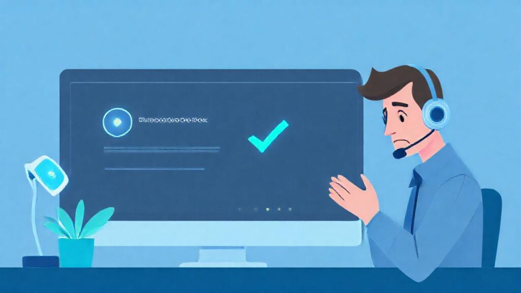 Soporte técnico resuelvo problemas con calma